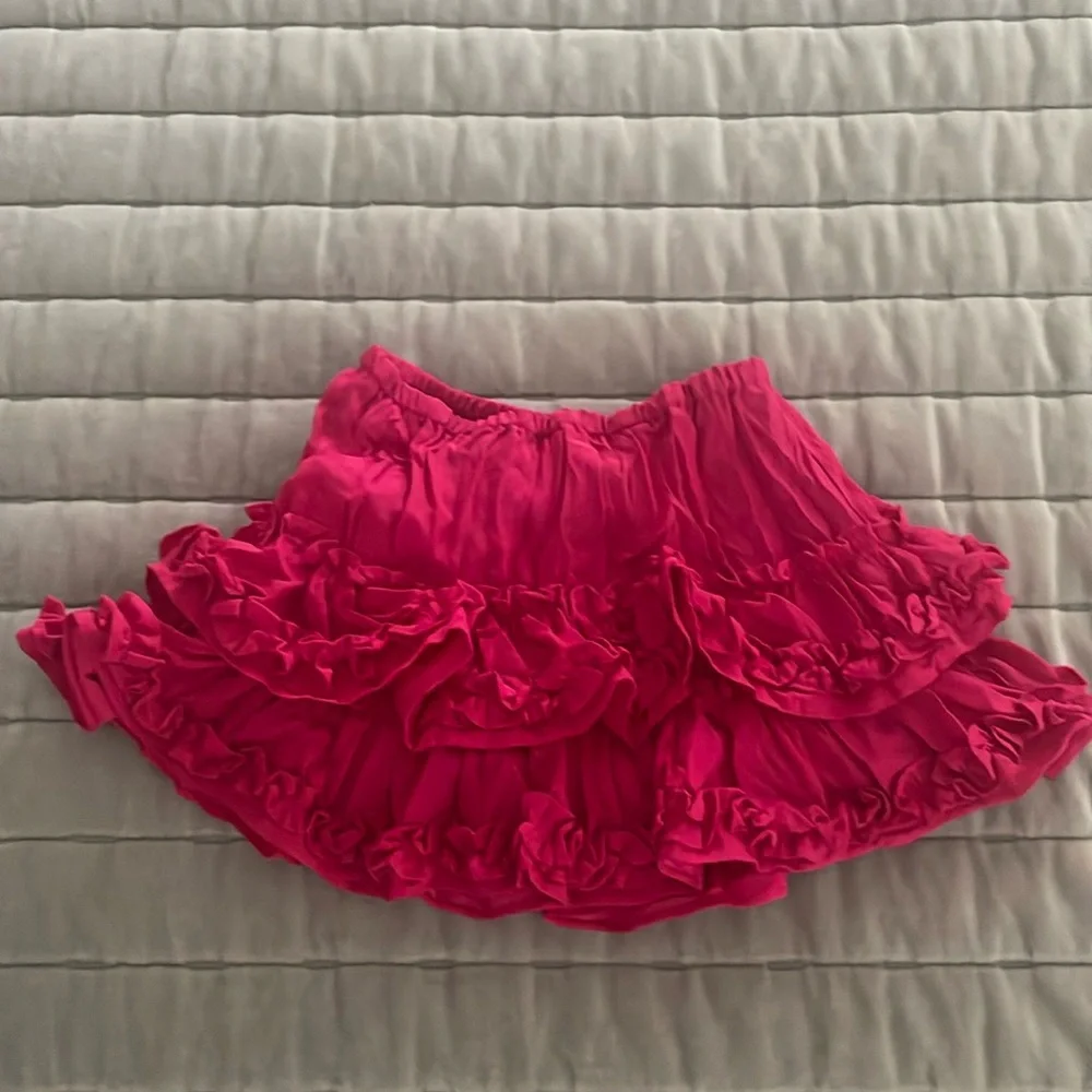 Ralph Lauren cerise pink ruffle skirt age 3 wedding party boho